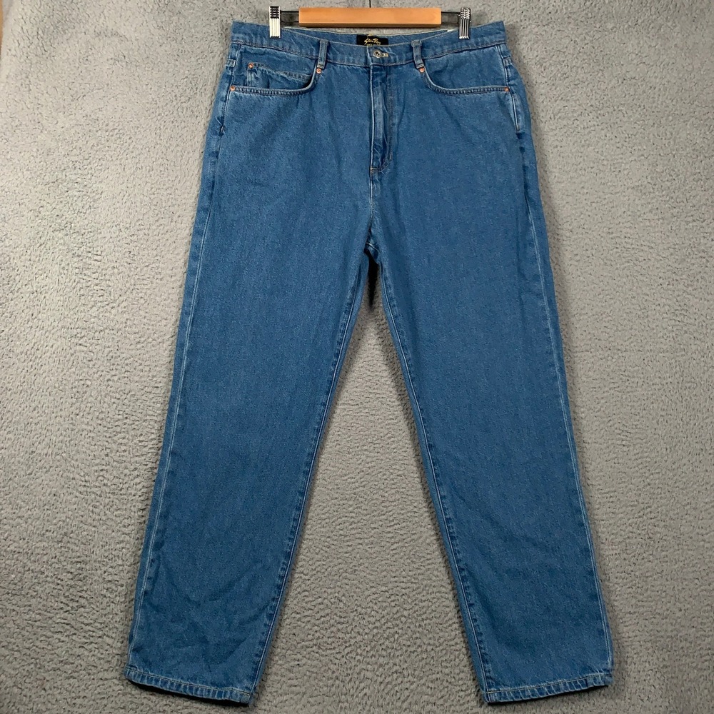 Stan Ray Painter Jeans Mens 36x29 Blue Straight Leg Denim Workwear Cotton Pants